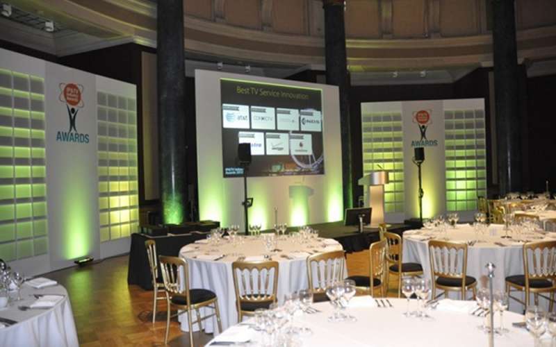 conference stage set hire
