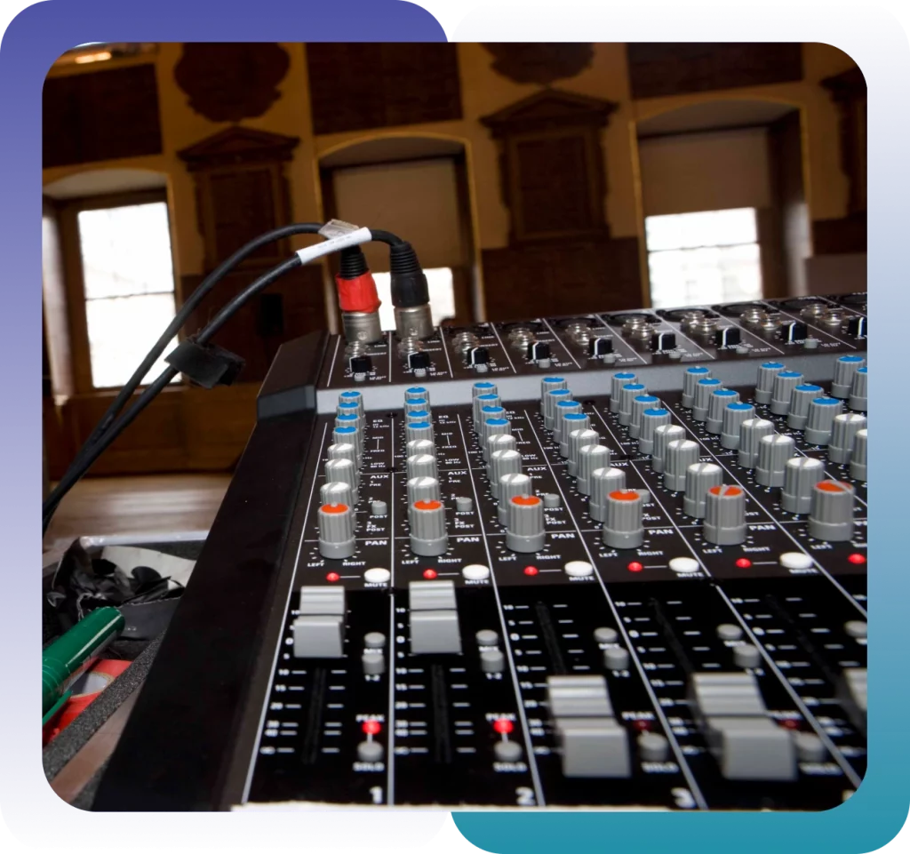 audio equipment for events