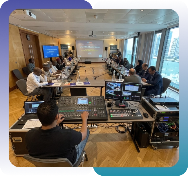 Technical Setup and Live Streaming for Hybrid Event