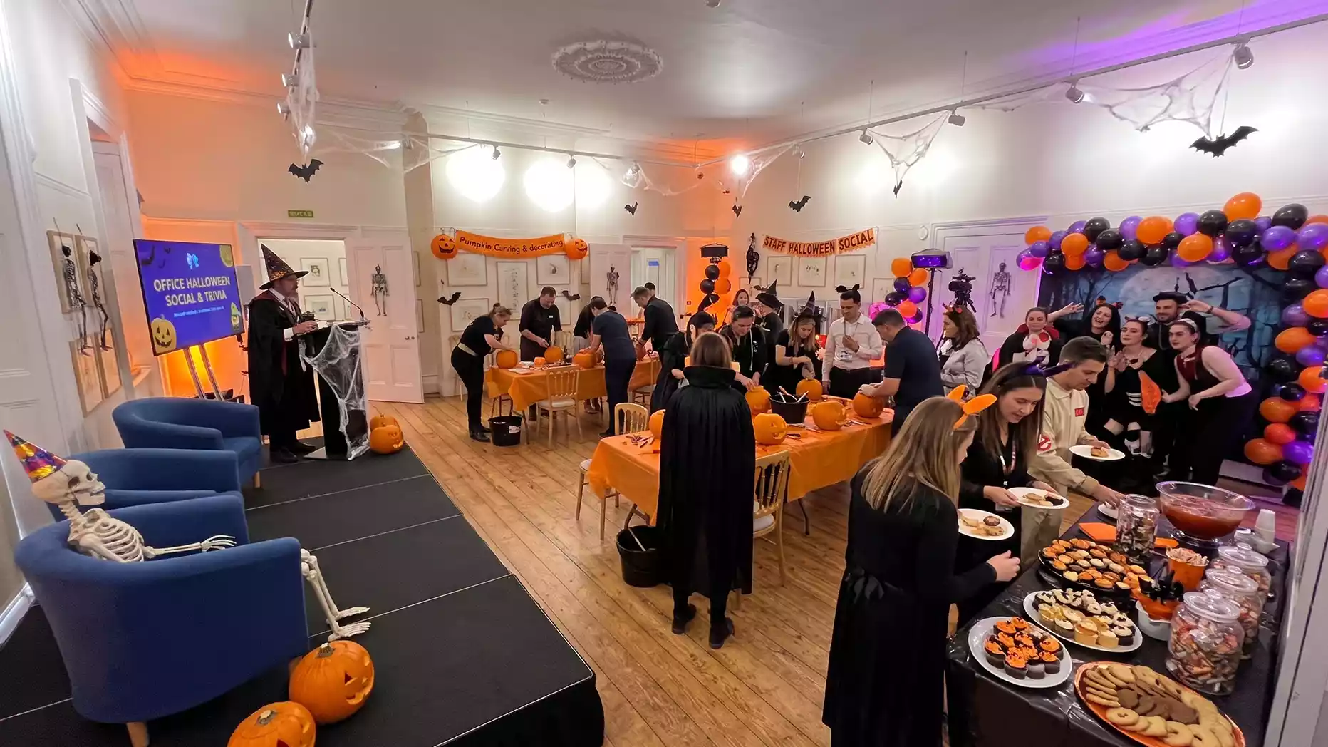 corporate Halloween event ideas for UK workplaces